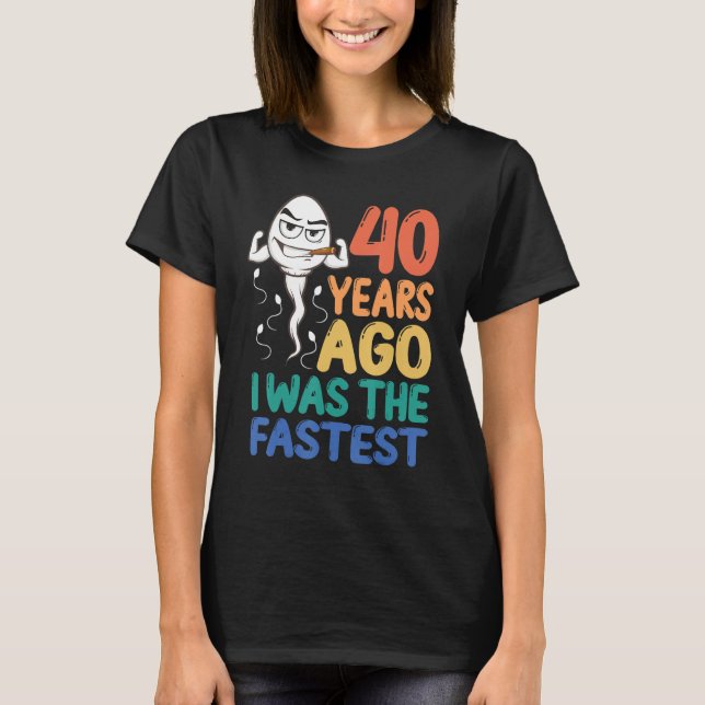 Manar 40: e födelsedagstidningen Gag Dress för 40  T Shirt (Framsida)
