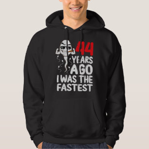 Manar 44:e födelsedagstidningen Gag Dress för 44 å Hoodie