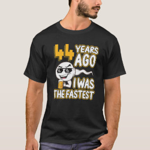 Manar 44: e födelsedagstidningen Gag Sperm för 44 T Shirt
