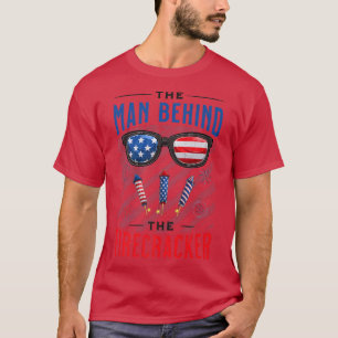 Manar 4:e juli Gravid Annocement Man Bakom T Shirt