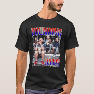 Manar 4 juli grundande pappa George Washington T Shirt