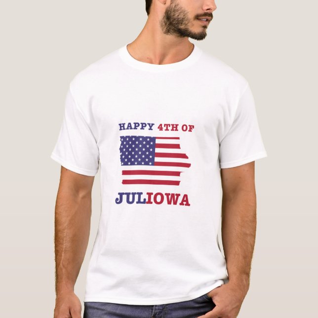 Manar 4th of JULIOWA T-Shirt (Framsida)