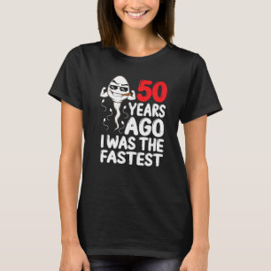 Manar 50:e födelsedagstidningen Gag Dress för 50 å T Shirt