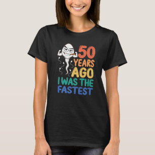 Manar 50:e födelsedagstidningen Gag Dress för 50 å T Shirt