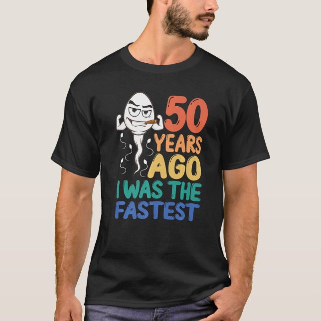 Manar 50:e födelsedagstidningen Gag Dress för 50 å T Shirt (Framsida)