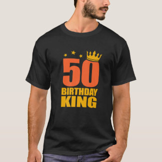 Manar 50 födelsedag Kung 50 år gammal T Shirt