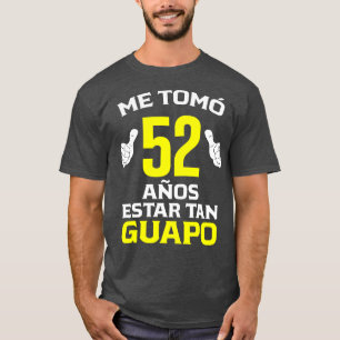 Manar 52 Anos Regalo de Cumpleanos 52 para el T Shirt
