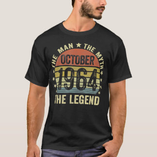 Manar 56 år gammal födelsedagsgåva man Myth Legend T Shirt