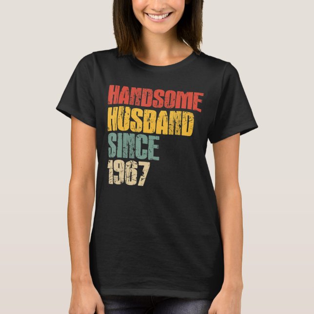 Manar 56:e Bröllop-årsdagen för HUS Handsome Hus T Shirt (Framsida)