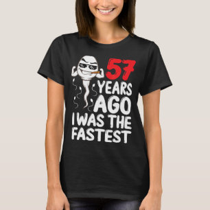 Manar 57:e födelsedagstidningen Gag Dress för 57 å T Shirt