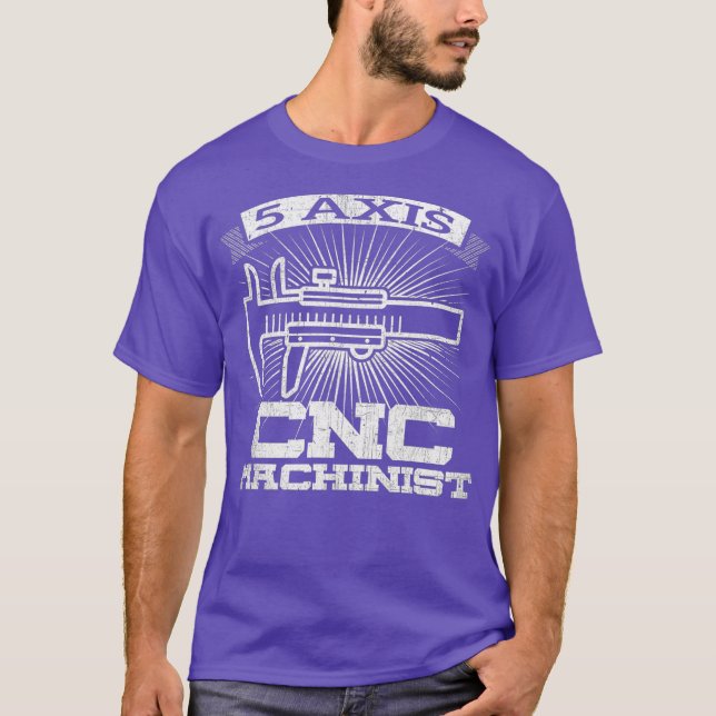 Manar 5 CNC-maskinteknisk maskinkonstruktion, GCod T Shirt (Framsida)