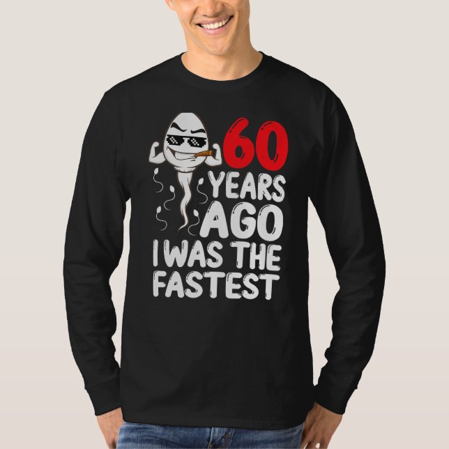 Manar 60:e födelsedagstidningen Gag Dress för 60 å T Shirt (Framsida)