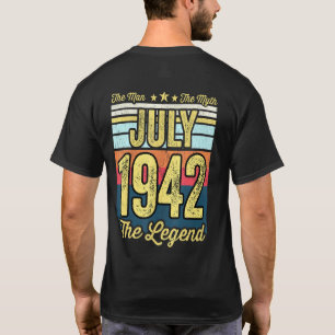 Manar 79:e födelsedag människan myten i den förkla t shirt
