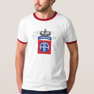 Manar 82nd påskyndar den luftburna t shirt