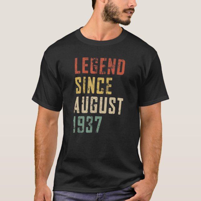 Manar 85 år gammal förklaring sedan augusti 1937 8 t shirt (Framsida)