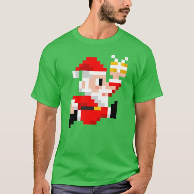 Manar 8-Bet jultomtenjulT-tröja T-shirt (Framsida)