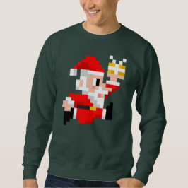 Manar 8-bitars Jultomten Ugly jul Sweatshirt