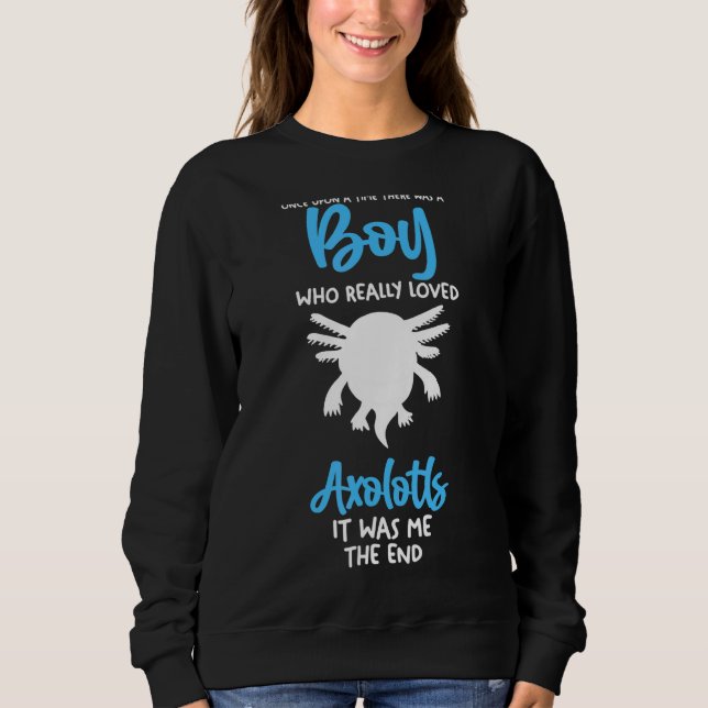 Manar A Boy som Kärlek Axolotl T Shirt (Framsida)