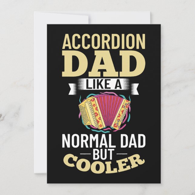 Manar Accordion Music Instrument Player Beginner L Inbjudningar (Framsida)