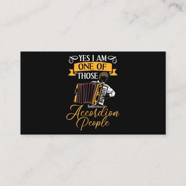 Manar Accordion Musician Accordion Music Squeezebo Visitkort (Framsida)