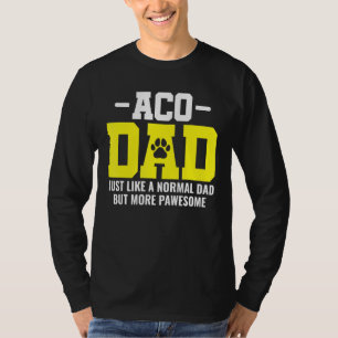 Manar Aco Pappa Fars dag Hund Catcher djurfoder T Shirt