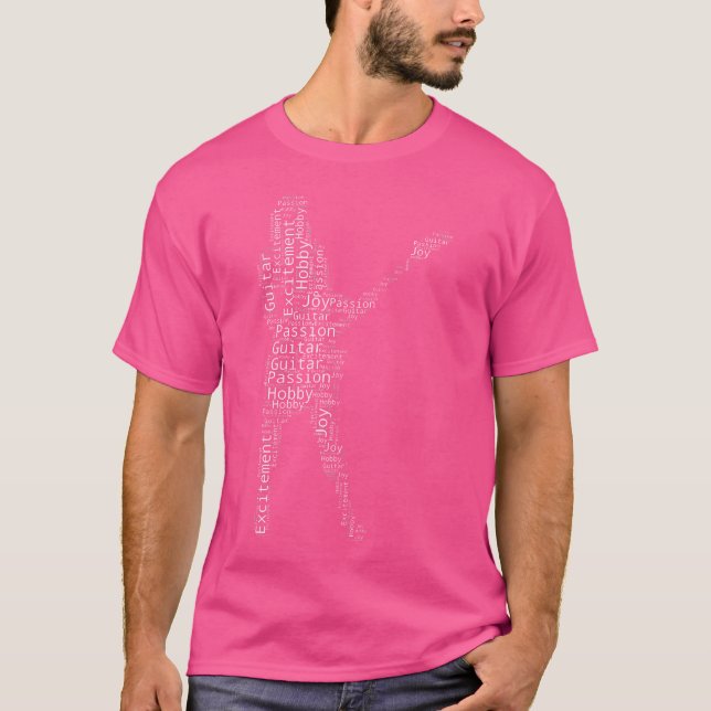 Manar Acoustic Guitar T Shirt (Framsida)
