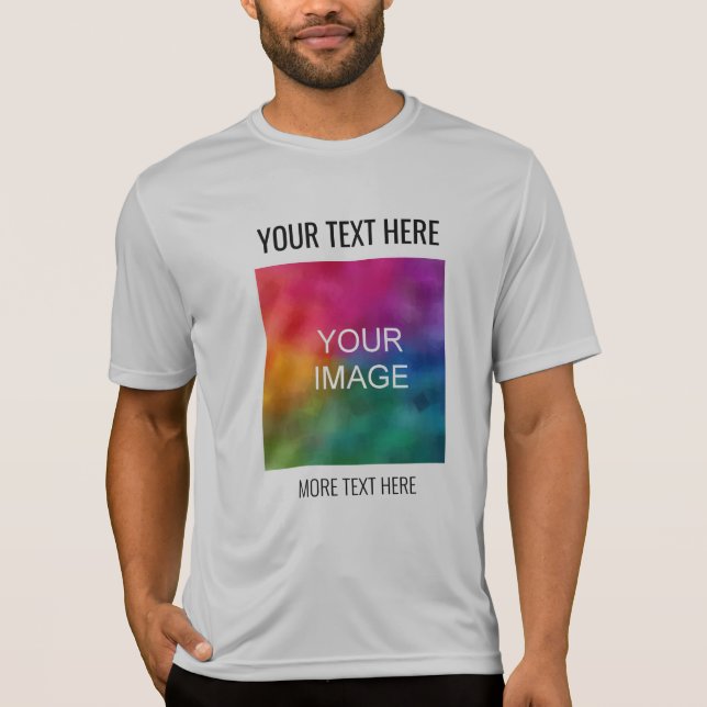 Manar Activewear Sport-Tek Competitor Silver T Shirt (Framsida)