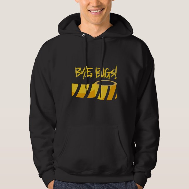 Manar Adjö Kryp! Exterminator Professionell Pest H Hoodie (Framsida)