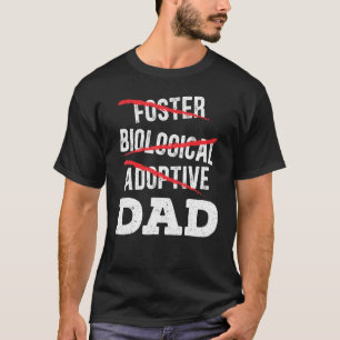 Manar adoptivmeddelande Pappa: Främja Tjocken för T Shirt