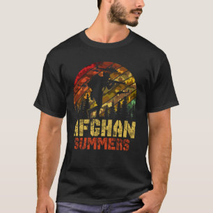 Manar Afghan Summers Veteran Vintage Afghanistan V T Shirt