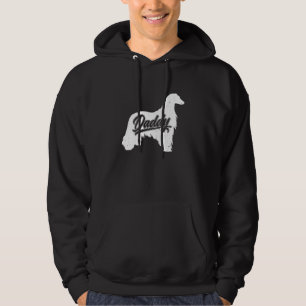 Manar afghanska Hound pappa Hundägare Pappa Far Hoodie