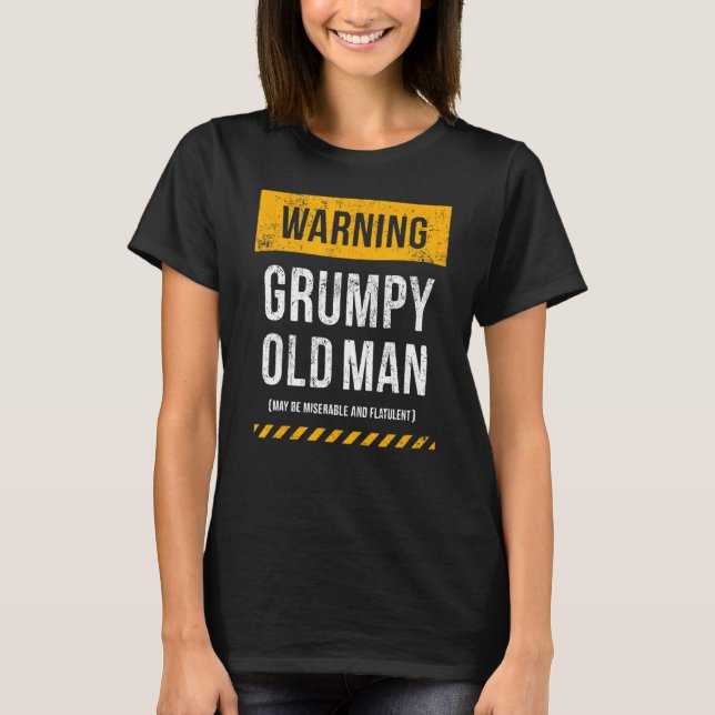 Manar "alert Grumpy Old Man" Tee (Framsida)