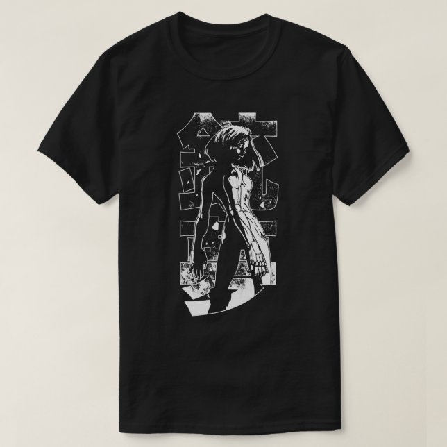 Manar Alita Battle Angel Gift for Music Fläkt T Shirt (Design framsida)