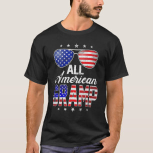 Manar All American Gramp American Flagga Manar Pat T Shirt
