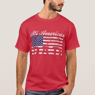 Manar All American Pappa Amerikanska Fars dag G T Shirt