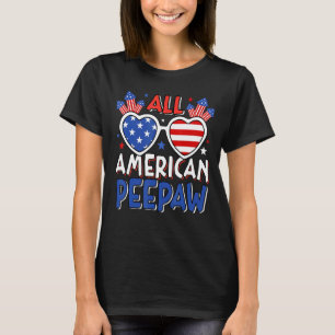 Manar all amerikansk peepaw 4:e juli Amerikanska F T Shirt