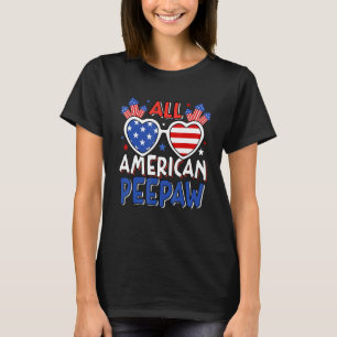 Manar all amerikansk peepaw 4:e juli Amerikanska F T Shirt