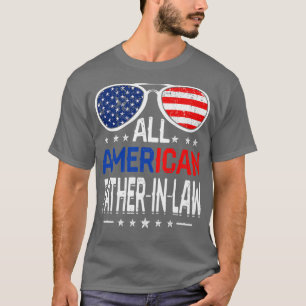 Manar Alla amerikanska faderIn Law 4:e juli Far T Shirt