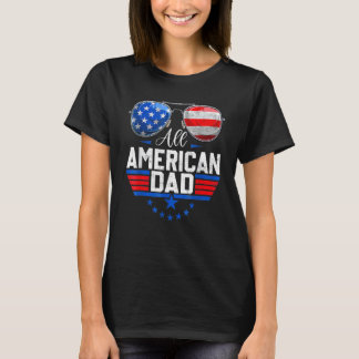 Manar alla amerikanska Pappa 4:e juli-kontor för F T Shirt