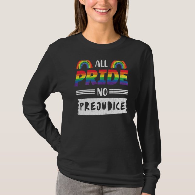 Manar Allt Pride nr Förutsätta Lgbtq Gay Month Gra T Shirt (Framsida)