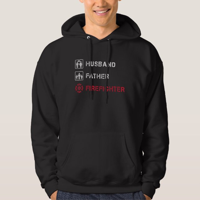 Manar American Firekämping Make Far Firefigh Hoodie (Framsida)