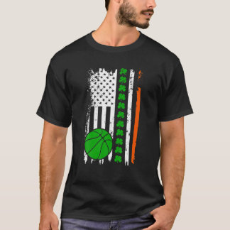 Manar American Flagga Ireland Flagga ST PATRICKS D T Shirt
