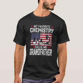 Manar American Flagga My Favorite Chemistry kallar T Shirt