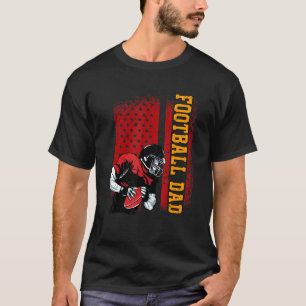 Manar American Football Pappa USA Team Sports Play T Shirt