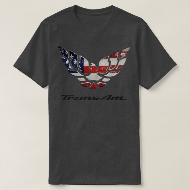Manar American Muscle Pontiac Firebird Trans am  T Shirt (Design framsida)