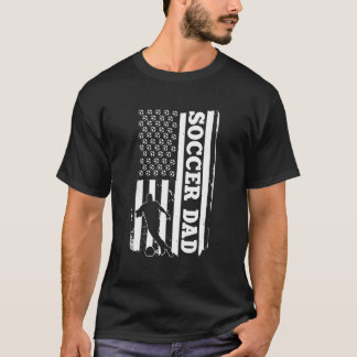 Manar, Amerikanska Pappa, Boll USA flagga Manar T Shirt