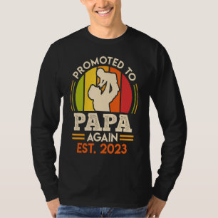 Manar andra barnet 2023 Pappa av två barn fathe T Shirt