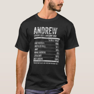 Manar Andrew Nutrition Personlig Namn Namn Fac T Shirt