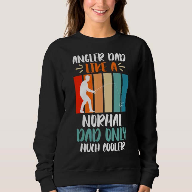 Manar Angler Pappa som Normal Pappa Cooler Far T Shirt (Framsida)