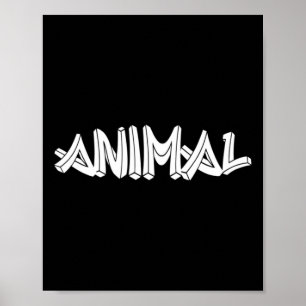 Manar Animal - Gym Fitness Workout Bodybuilding lä Poster